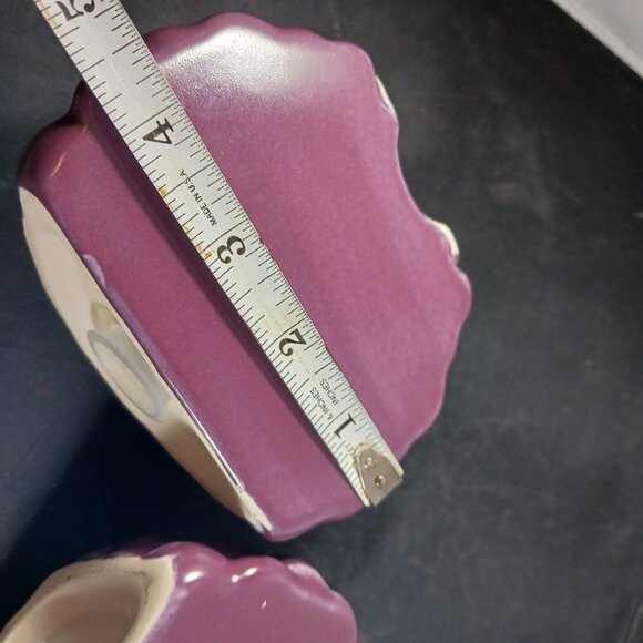 Large Ceramic Purple Grape Salt And Pepper Shakers - Picture 8 of 11